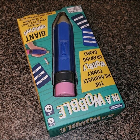 In a Wobble Family Drawing Game Wobbily Pen Picture Guessing Family Fun New - Picture 5 of 5